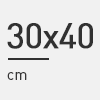 30x40 cm
